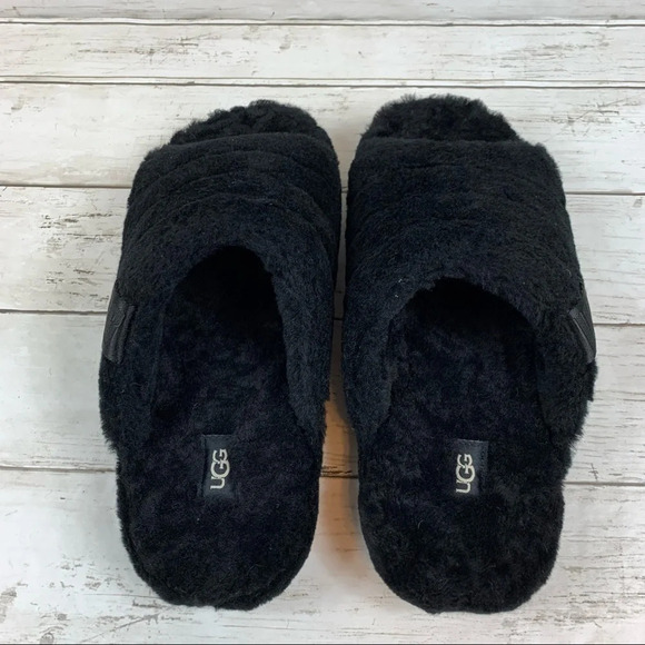 UGG Fluff You Black Slippers main image 4